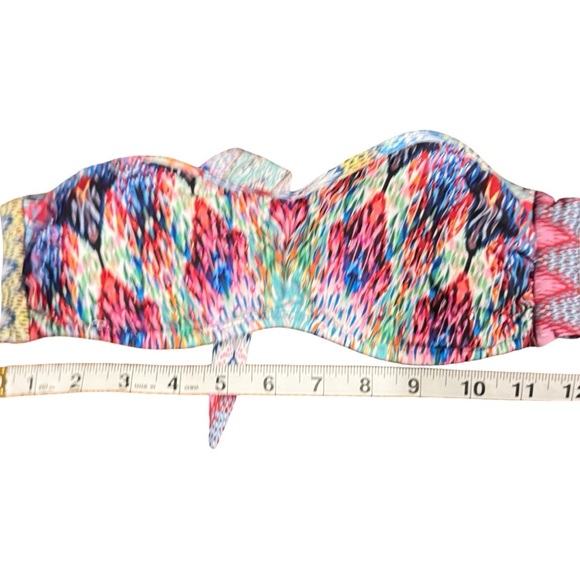 Pilyq womens Embellished Strapless Bikini Top Size small - Picture 5 of 8